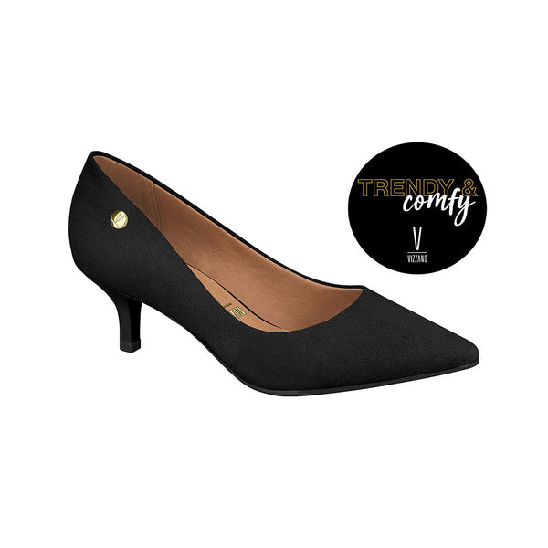 ⚜️Scarpin Black Camurça Vizzano✅